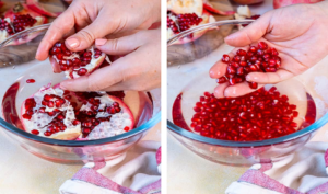 Peeling Pomegranate